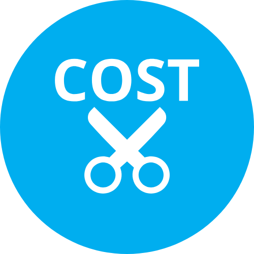 cut cost icon