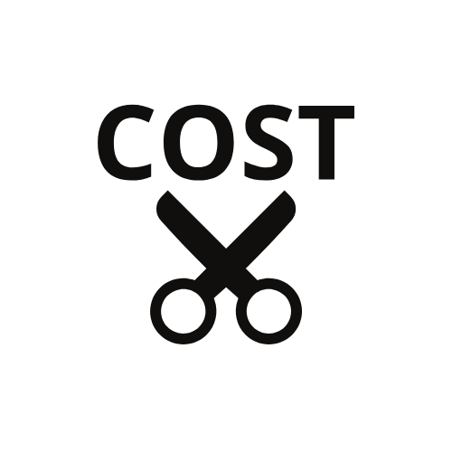 cut cost icon